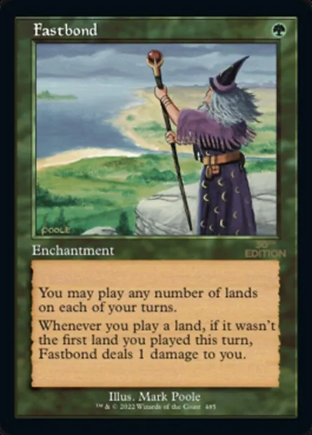 Fastbond, Magic card 30A 485 — 30th Anniversary Edition set