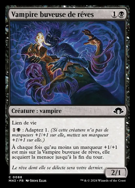Vampire buveuse de rêves, carte Magic MH3 88 — extension Modern Horizons 3