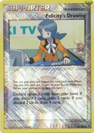 Le dessin de Felicity, carte Pokémon LGP 098-2 — extension League Promos