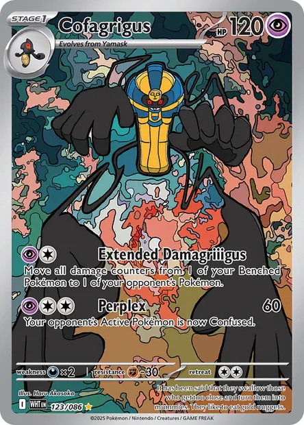 Cofagrigus, Pokémon card WHT 123 — White Flare set