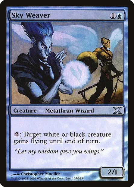 Sky Weaver, Magic card 10E 109★ — Tenth Edition set