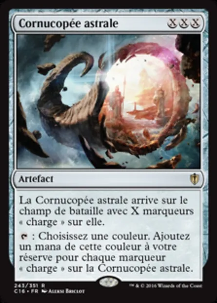 Cornucopée astrale, carte Magic C16 243 — extension Commander 2016