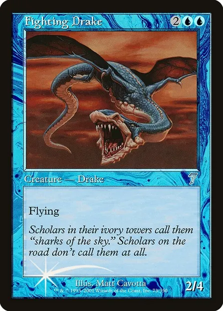 Fighting Drake, Magic card 7ED 73★ — Seventh Edition set