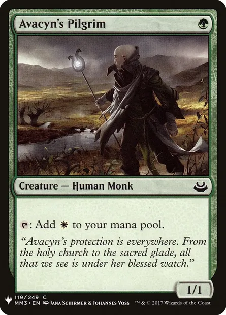 Avacyn's Pilgrim, Magic card PLST MM3-119 — The List set