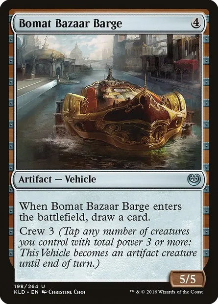 Bomat Bazaar Barge, Magic card KLD 198 — Kaladesh set