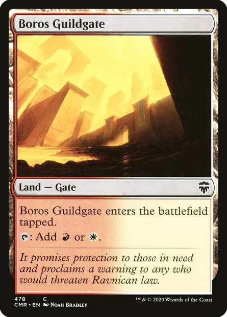 Boros Guildgate, Magic card CMR 478 — Commander Legends set