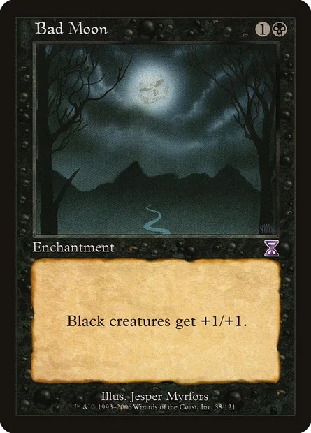 Bad Moon, Magic card TSB 38 — Time Spiral Timeshifted set
