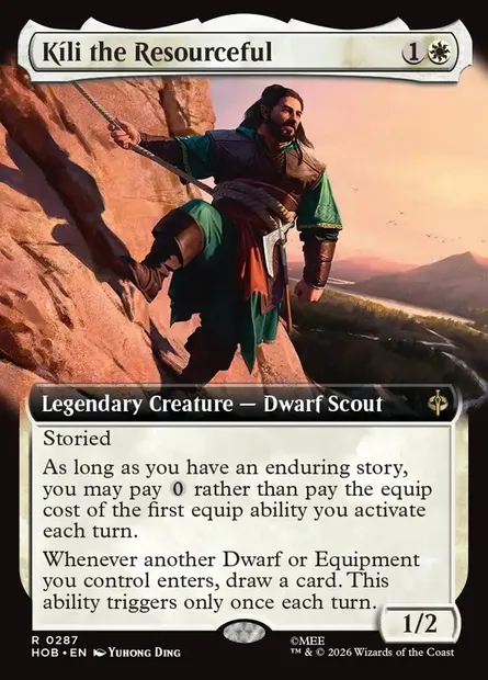 Kíli the Resourceful, Magic card HOB 287 — The Hobbit set