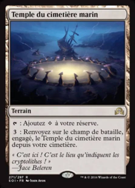 Temple du cimetière marin, carte Magic SOI 271 — extension Ténèbres sur Innistrad