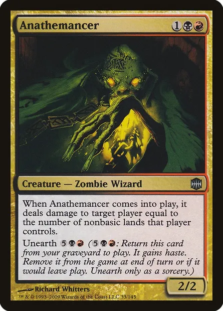 Anathemancer, Magic card ARB 33 — Alara Reborn set