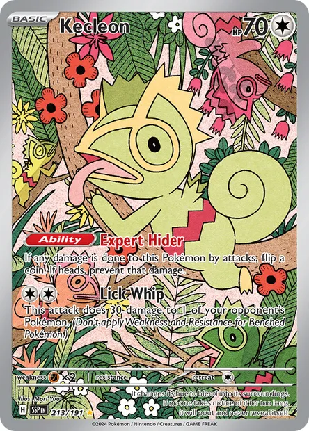 Kecleon, Pokémon card SSP 213 — Surging Sparks set