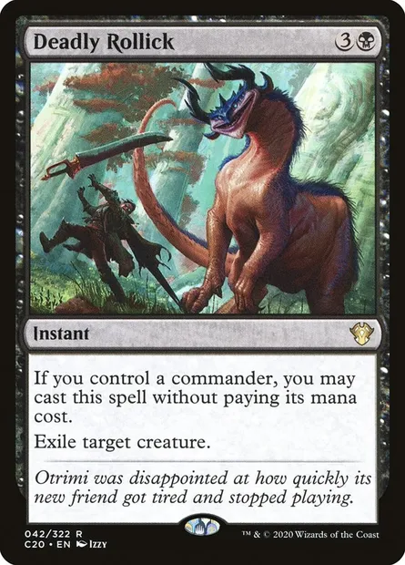 Deadly Rollick, Magic card C20 42 — Commander 2020 set