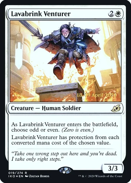 Lavabrink Venturer, Magic card PIKO 19s — Ikoria: Lair of Behemoths Promos set