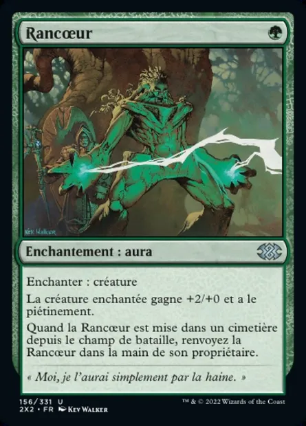 Rancœur, carte Magic 2X2 156 — extension Double Masters 2022