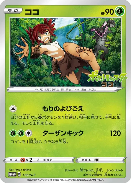Koko, carte Pokémon S-P 106 — extension S-P: Sword & Shield Promos