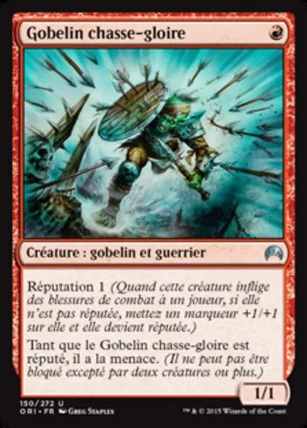 Gobelin chasse-gloire, carte Magic ORI 150 — extension Magic Origines