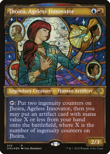 Jhoira, Ageless Innovator, Magic card DMU 342 — Dominaria United set