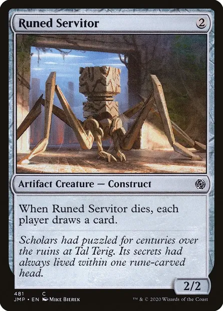 Runed Servitor, Magic card JMP 481 — Jumpstart set