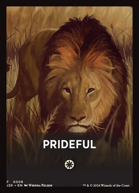 Prideful, Magic card FJ25 8 — Foundations Jumpstart Front Cards set