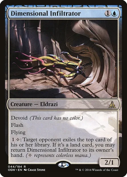 Dimensional Infiltrator, Magic card OGW 44 — Oath of the Gatewatch set