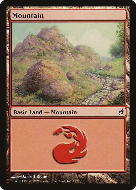 Mountain, Magic card LRW 297 — Lorwyn set