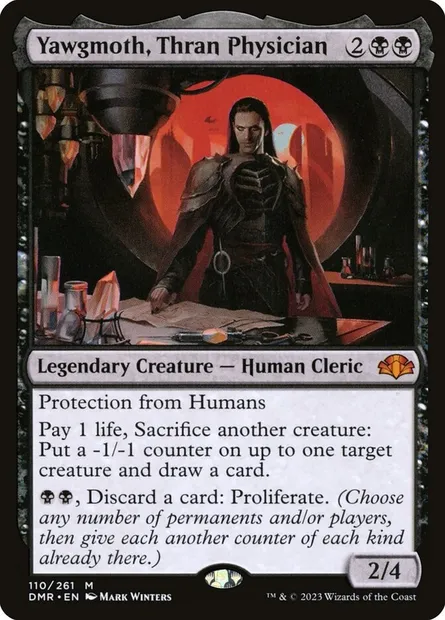 Yawgmoth, Thran Physician, Magic card DMR 110 — Dominaria Remastered set