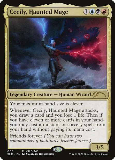Cecily, Haunted Mage, Magic card SLX 3 — Universes Within set
