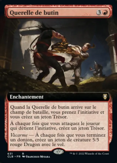 Querelle de butin, carte Magic CLB 631 — extension Commander Légendes : la bataille de la Porte de Baldur