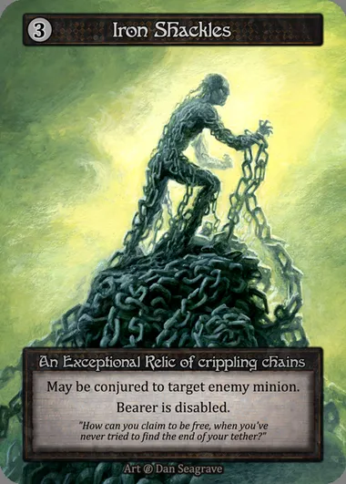 Iron Shackles, Sorcery card BET 308 — Beta set