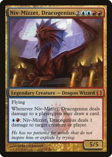 Niv-Mizzet, Dracogenius, Magic card RTR 183 — Return to Ravnica set