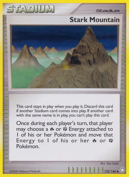 Stark Mountain, Pokémon card LA 135 — Legends Awakened set