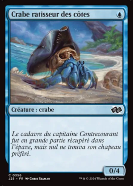Crabe ratisseur des côtes, carte Magic J25 356 — extension Foundations Jumpstart