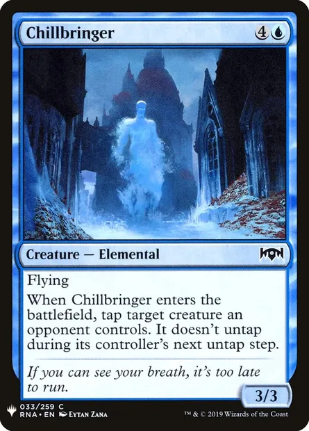 Chillbringer, Magic card PLST RNA-33 — The List set