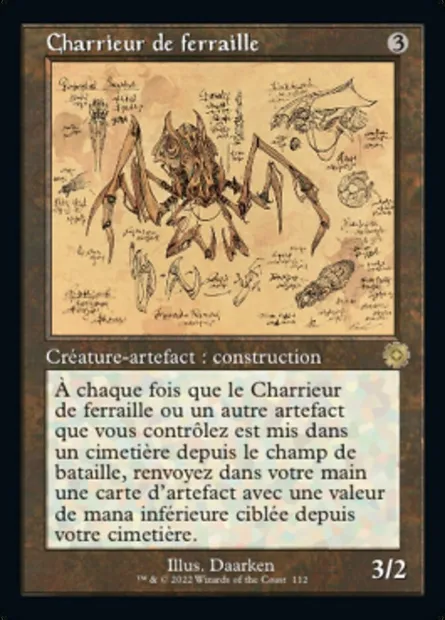 Charrieur de ferraille, carte Magic BRR 112 — extension The Brothers' War Retro Artifacts