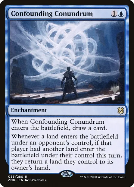 Confounding Conundrum, Magic card PZNR 53p — Zendikar Rising Promos set