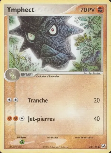 Ymphect, carte Pokémon UF 70 — extension EX Forces Cachées