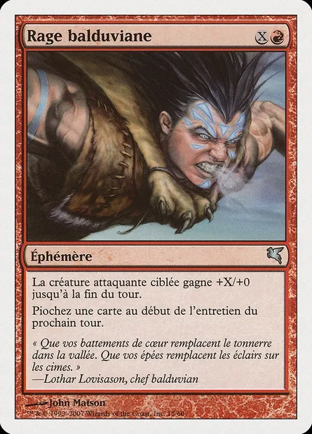 Balduvian Rage, Magic card PSAL I15 — Salvat 2005 set