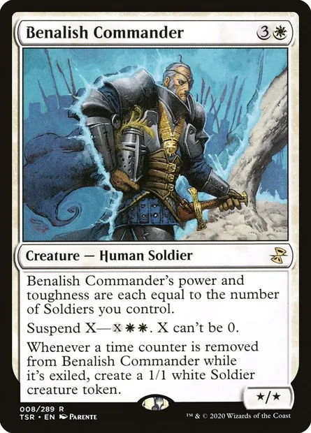 Benalish Commander, Magic card TSR 8 — Time Spiral Remastered set