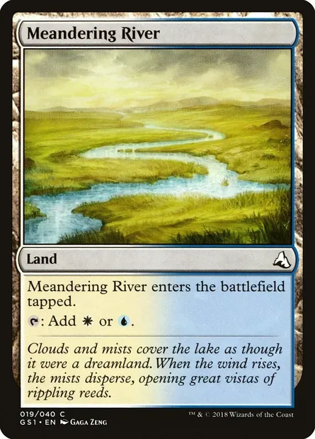 Meandering River, Magic card GS1 19 — Global Series Jiang Yanggu & Mu Yanling set