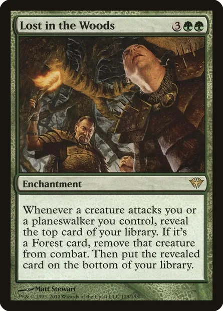 Lost in the Woods, Magic card DKA 123 — Dark Ascension set