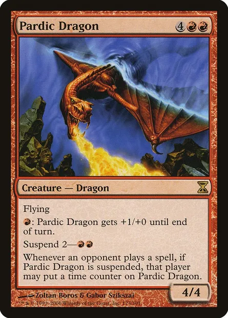 Pardic Dragon, Magic card TSP 173 — Time Spiral set