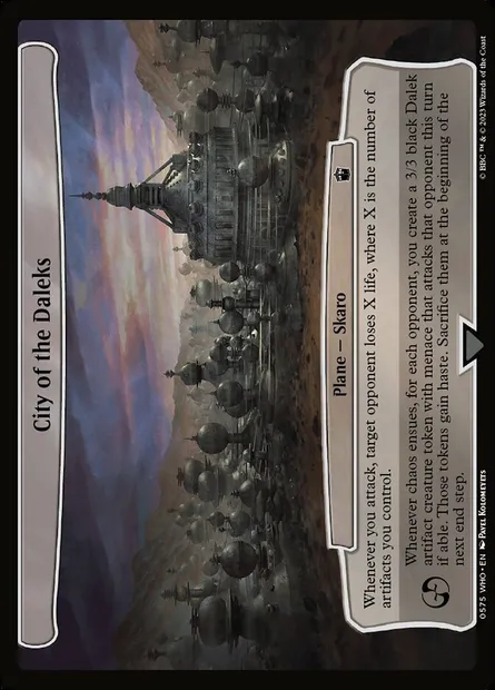 City of the Daleks, Magic card WHO 575 — Doctor Who set