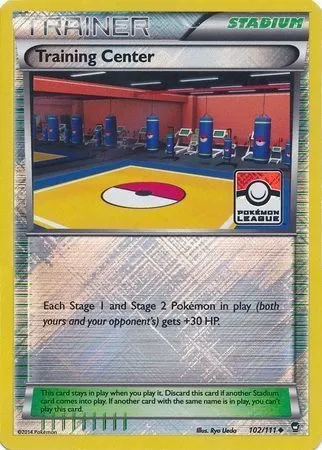 Centre d'Entraînement, carte Pokémon LGP 102-3 — extension League Promos