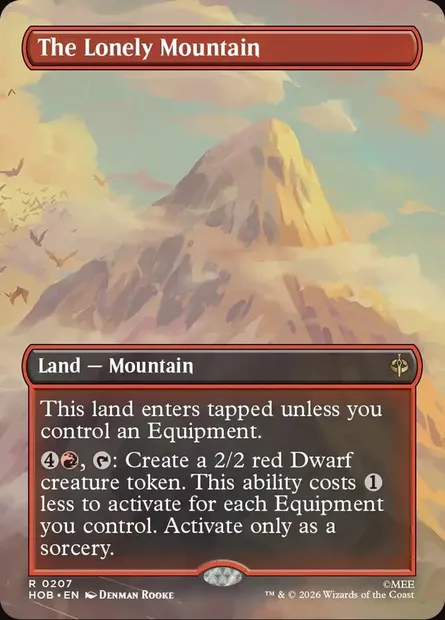 The Lonely Mountain, Magic card HOB 207 — The Hobbit set