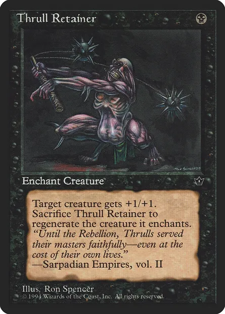 Thrull Retainer, Magic card FEM 45 — Fallen Empires set