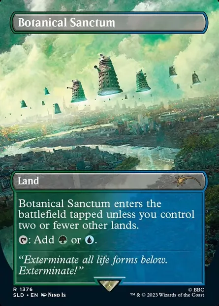 Botanical Sanctum, Magic card SLD 1376 — Secret Lair Drop set