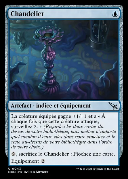 Chandelier, carte Magic MKM 43 — extension Murders at Karlov Manor