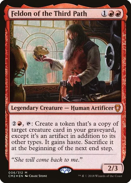 Feldon of the Third Path, Magic card CM2 6 — Commander Anthology Volume II set
