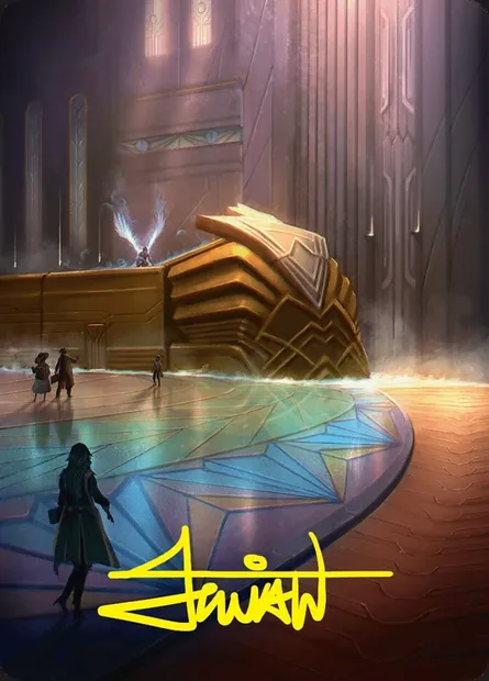 Plains // Plains, Magic card AFDN 21 — Foundations Art Series set