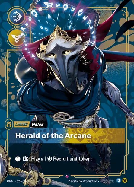 Herald of the Arcane, Riftbound card OGN 265 — Origins set